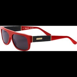 Supreme Locs sunglasses made in Italy . Red